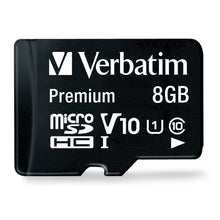 Cargar imagen en el visor de la galería, 8GB Prem Microsdhc Uhs-1 Class 10W Adap
