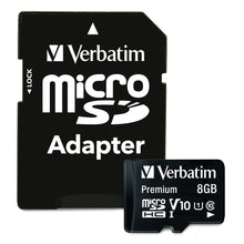 Cargar imagen en el visor de la galería, 8GB Prem Microsdhc Uhs-1 Class 10W Adap
