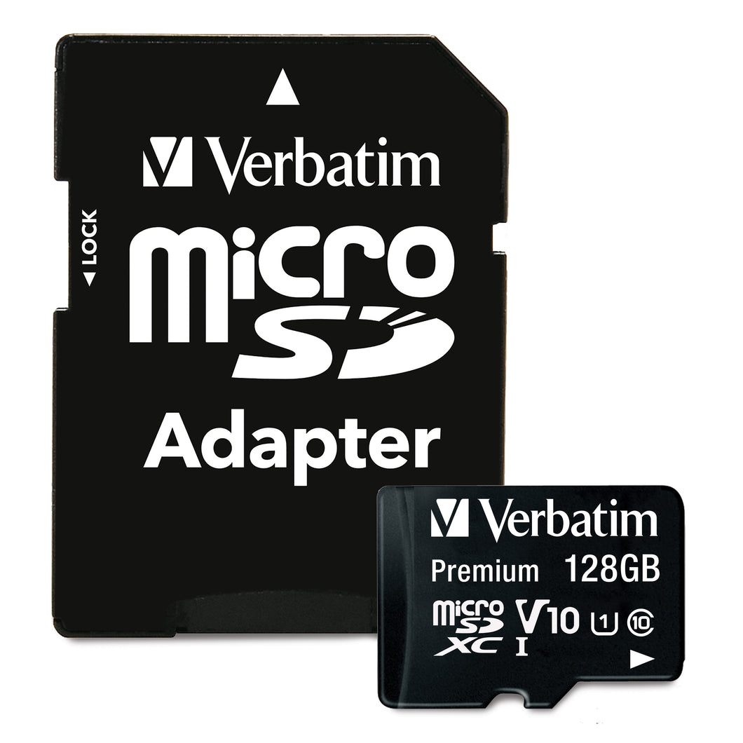 128GB Prem Microsdxc Uhs-I Cls 10 Adapt