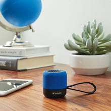 Cargar imagen en el visor de la galería, WIRELESS MINI BUETOOH SPEAKER BLUE
