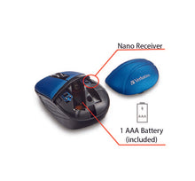 Cargar imagen en el visor de la galería, Mini Wrls Opt. Mouse, Commuter - Blue
