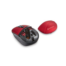 Cargar imagen en el visor de la galería, Mini Wrls Opt. Mouse, Commuter - Red
