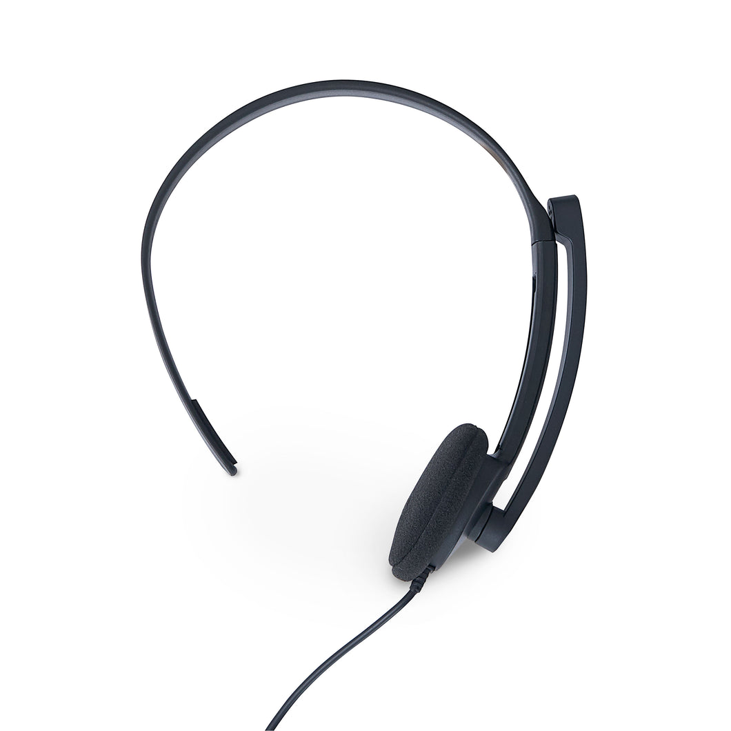 Mono Headset with Microphone and In-Line Remote