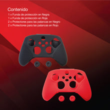 Cargar imagen en el visor de la galería, Protective Covers For Use With Xbox Series X And Xbox Series S Wireless Controllers – 2Pk – Black, Red
