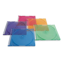 Cargar imagen en el visor de la galería, CD/DVD COLOR SLIMCASES 50PK
