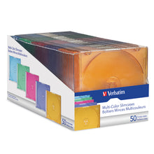 Cargar imagen en el visor de la galería, CD/DVD COLOR SLIMCASES 50PK
