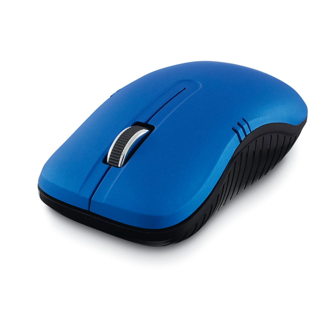 Wireless Opt. Mouse, Commuter-Blue