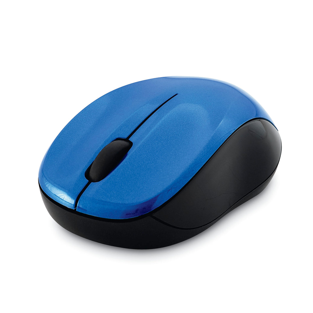 Silent Wireless Blue Led Mouse Blue