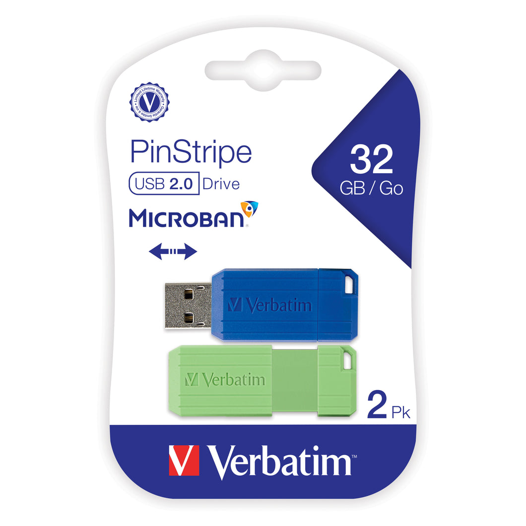 32 GB R Pinstripe Color 2Pk Blue/ Gravoty Bin 30