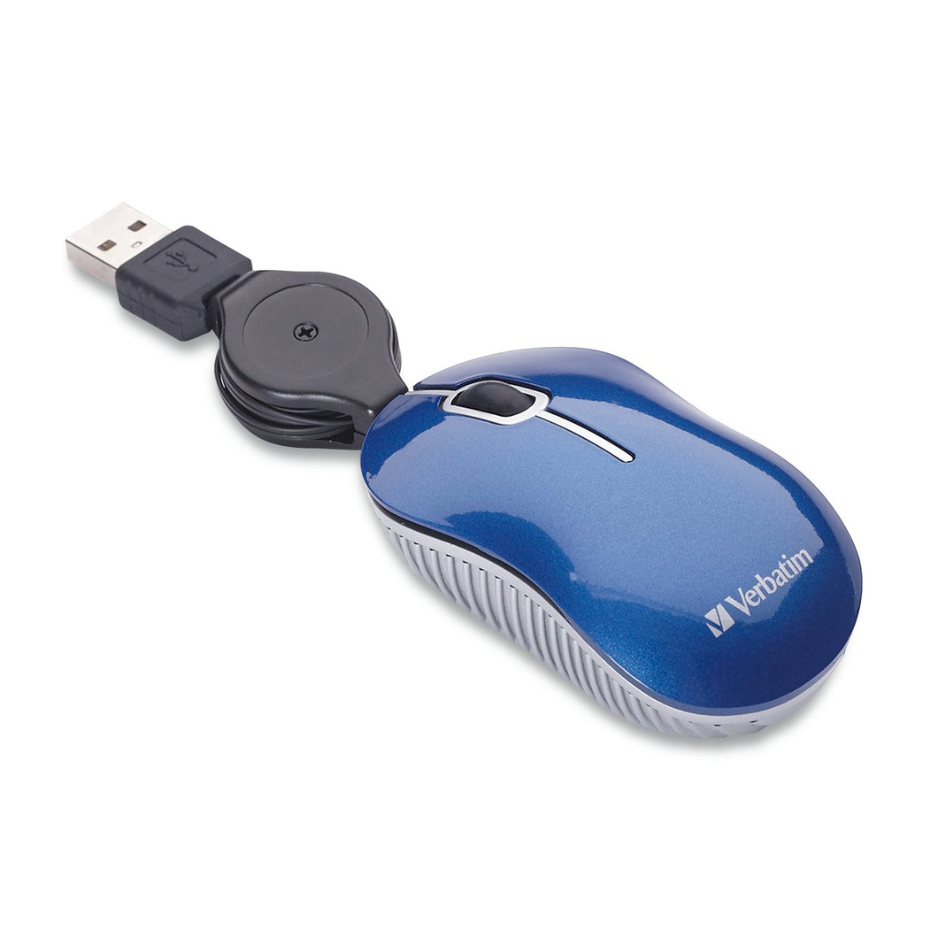 Mini Travel Mouse Blue