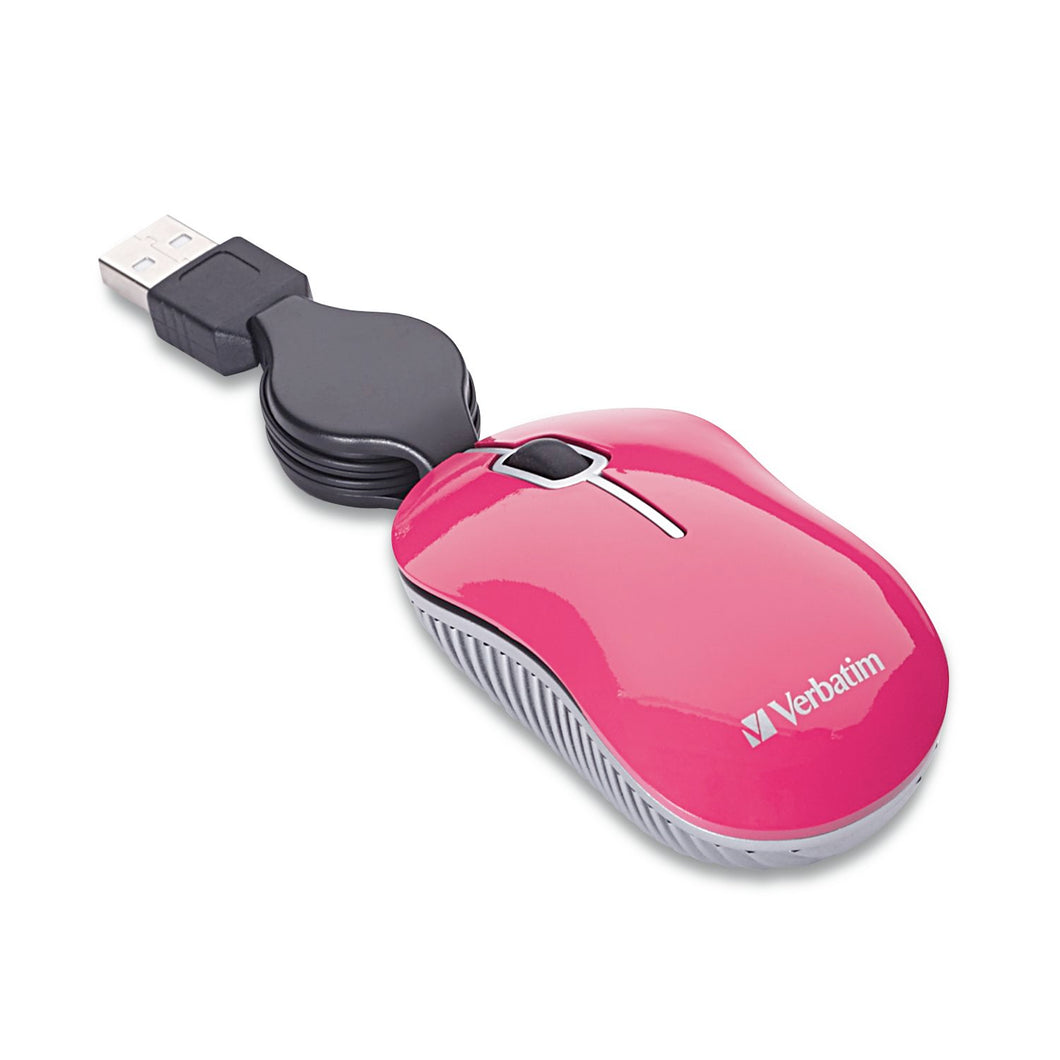 Mini Travel Mouse Pink