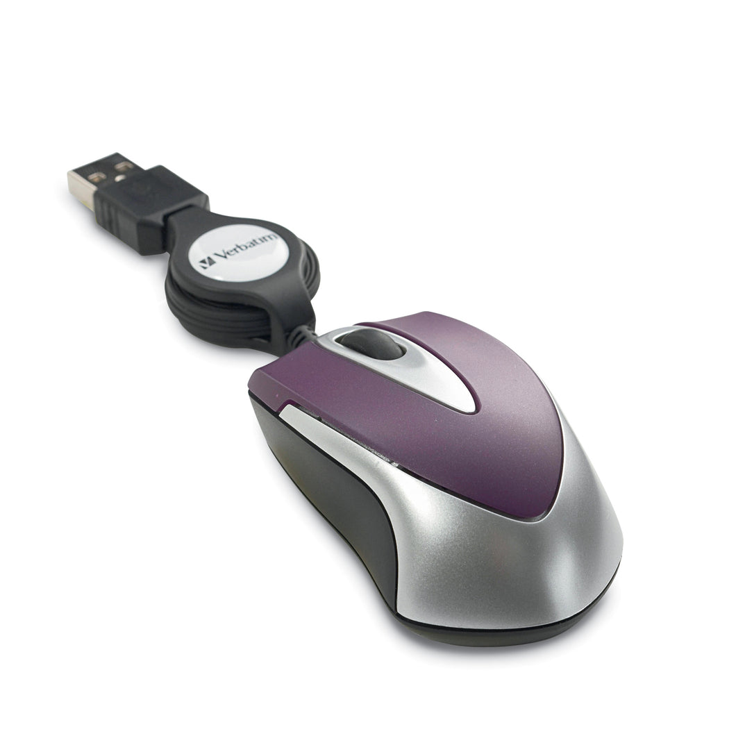 Optical Travel Mouse - Purple