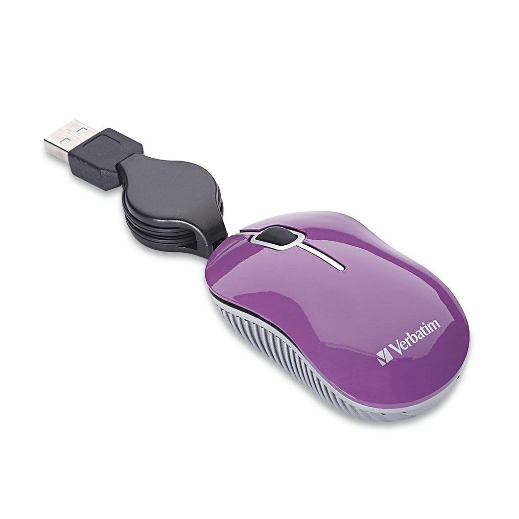 Mini Travel Mouse Purple